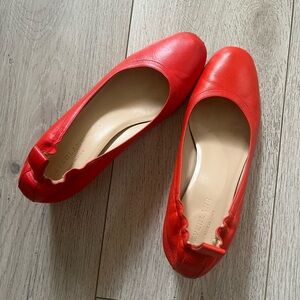 Everlane bright red pumps | size 7